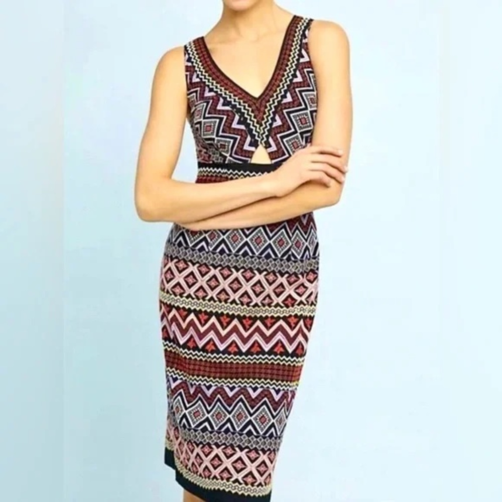 Anthropologie Akemi + Kin Geo-Embroidered Column Dress - Picture 5 of 15
